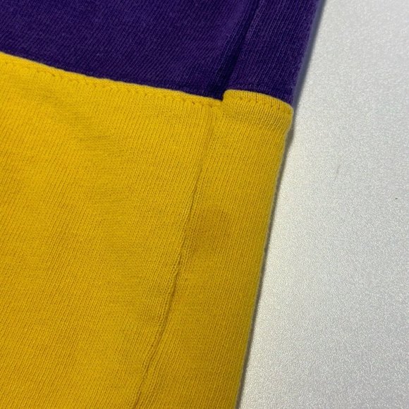 Vintage Pro Player Los Angeles Lakers Shirt Mens XL 1/2 Zip Embroidered Shooting - Picture 11 of 14